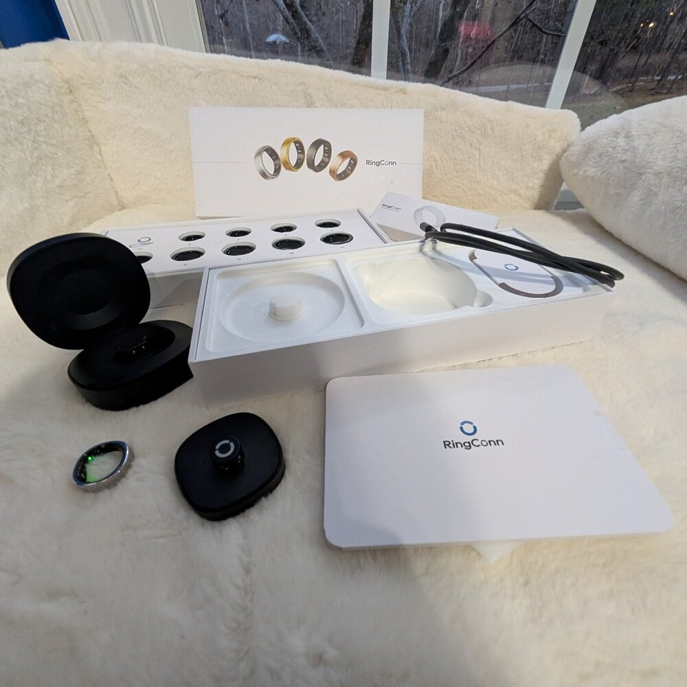 Ringconn Gen 2 Smart Ring Size 8 Bundle